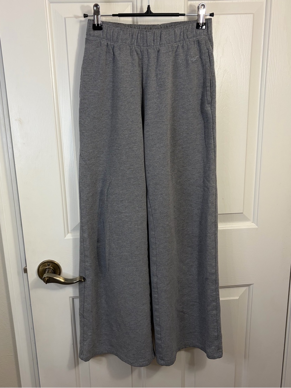 Hollister heather baggy wide leg sweat pants